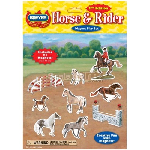 Breyer Horse & Rider Magnet Play Set - 2nd Edition