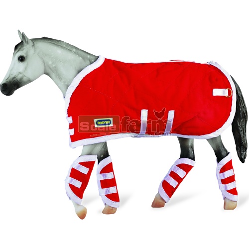 Blanket & Shipping Boots - Red (Breyer 3946)