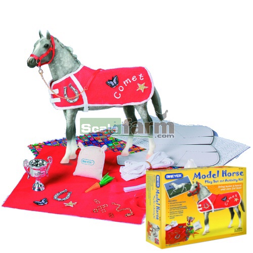 Model Horse Play Set and Activity Kit