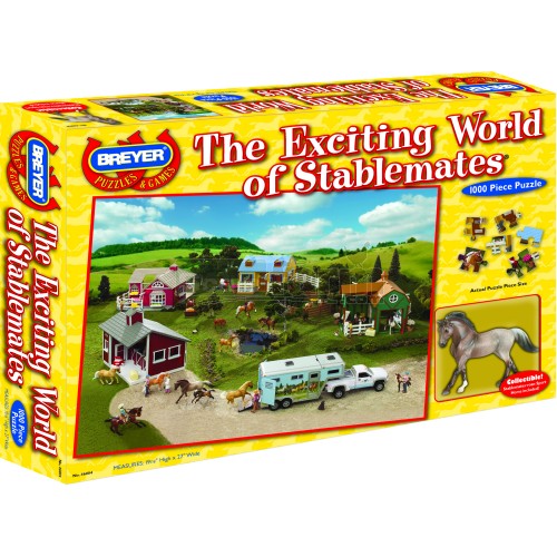 Breyer Jigsaw - The Exciting World Of Stablemates 1000 Piece