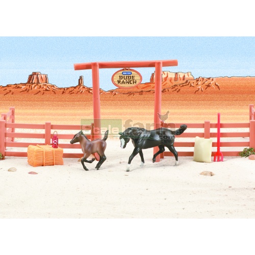 Stablemates Dude Ranch Play Set