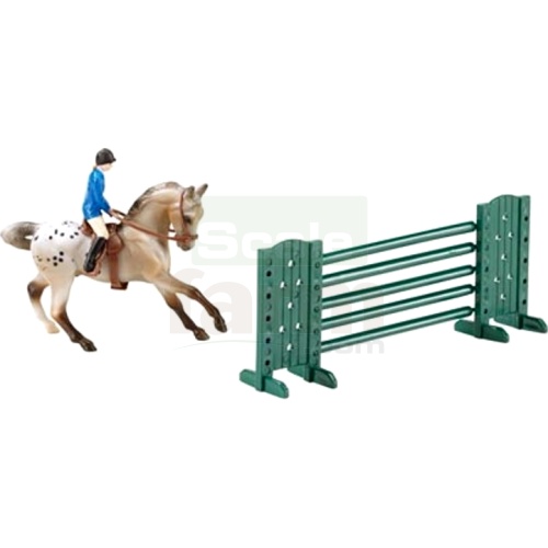 Stablemates  Appaloosa Horse and English Rider Set