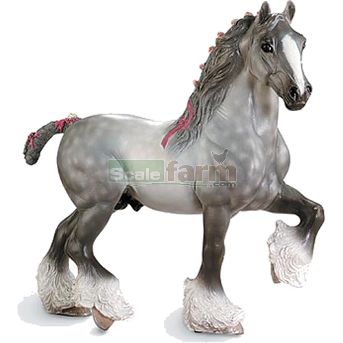 Dapple Grey Shire Horse