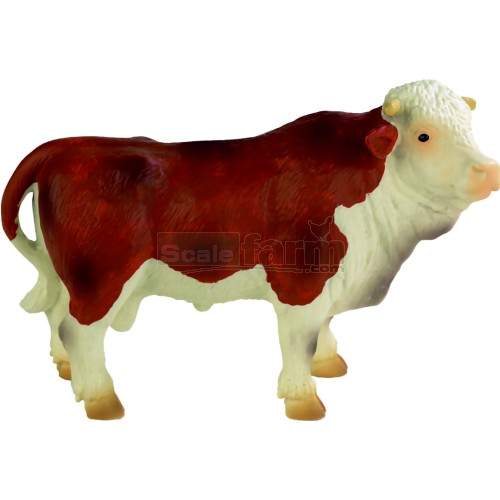 Bull - Brown and White