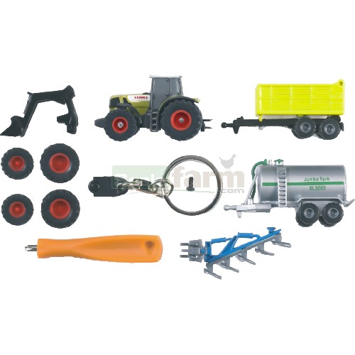 CLAAS Atles 936RZ with Keyring, Trailers, Accessories