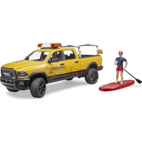 RAM 2500 Power Wagon Lifeguard with Figure and Paddleboard