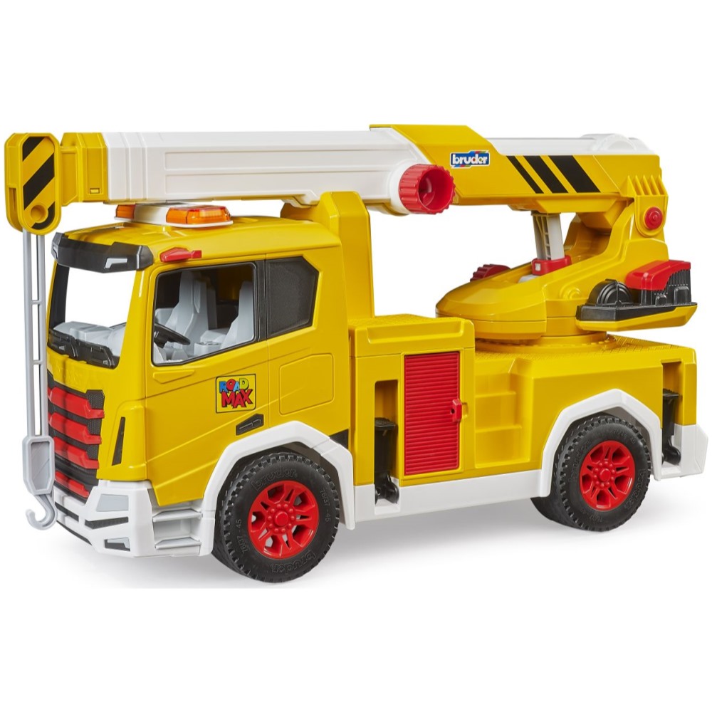 Roadmax Crane Truck - Yellow - Image 1