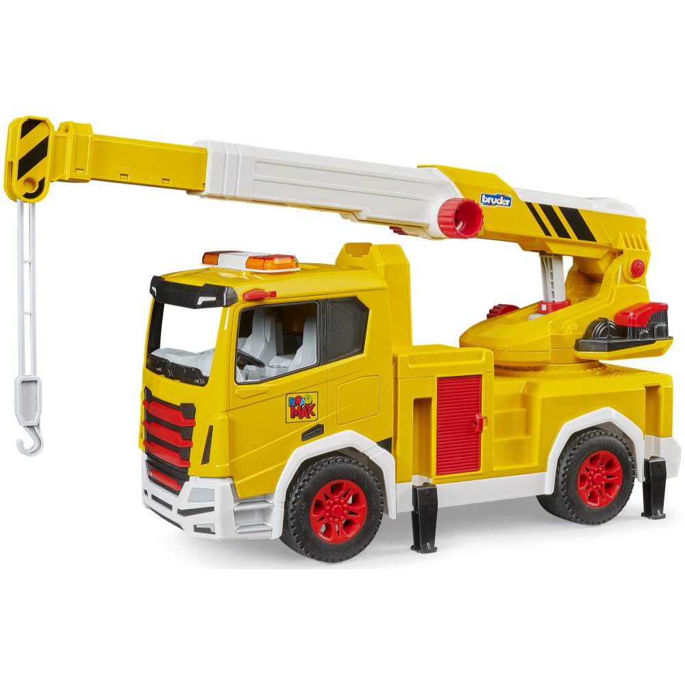 Roadmax Crane Truck - Yellow
