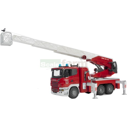 Scania R-series Fire Engine with Water Pump (Bruder 03590)