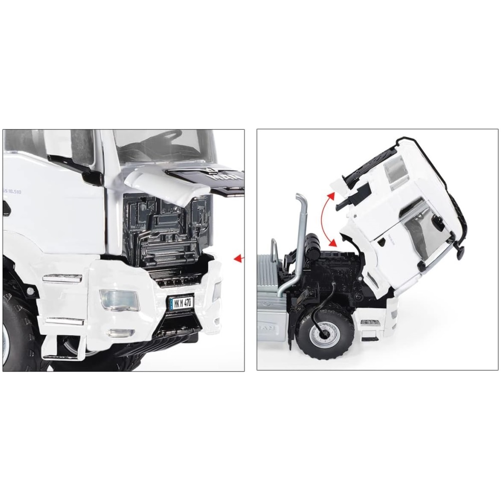MAN TGS 18.510 4x4 BL 2-Axle Truck - White - Image 3