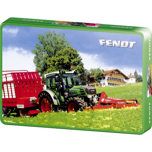 Fendt 211 Tractor 60 piece Jigsaw in a Tin