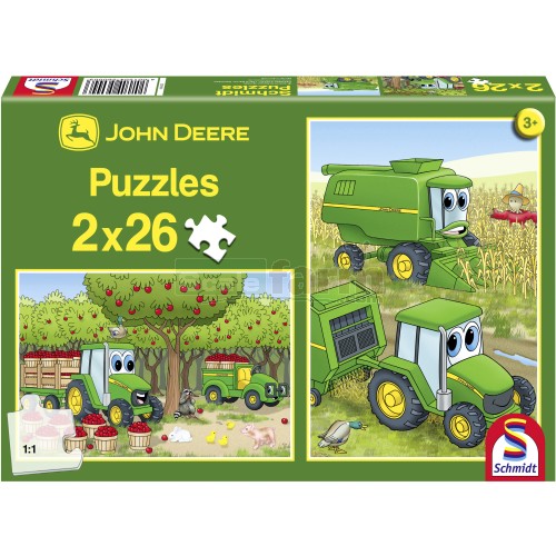 Johnny's Busy Harvesting 2 x 26 piece Jigsaw