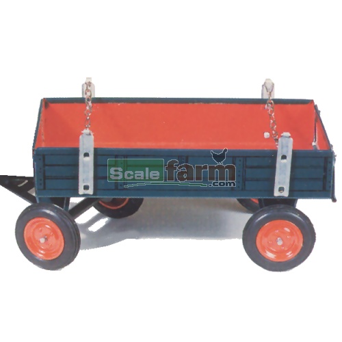 Metal Twin Axle Chained Trailer