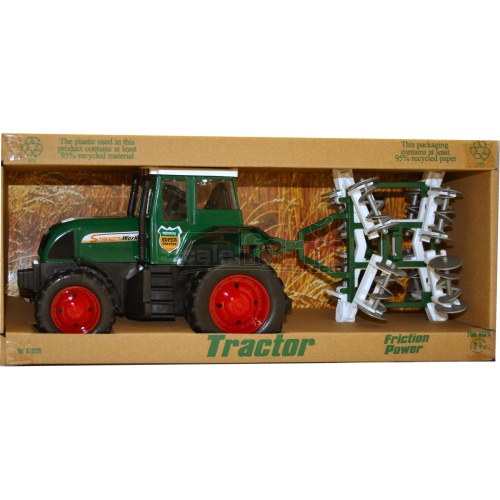 Recycled Tractor With Plough