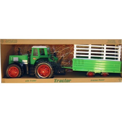 Recycled Tractor With Cattle Transporter