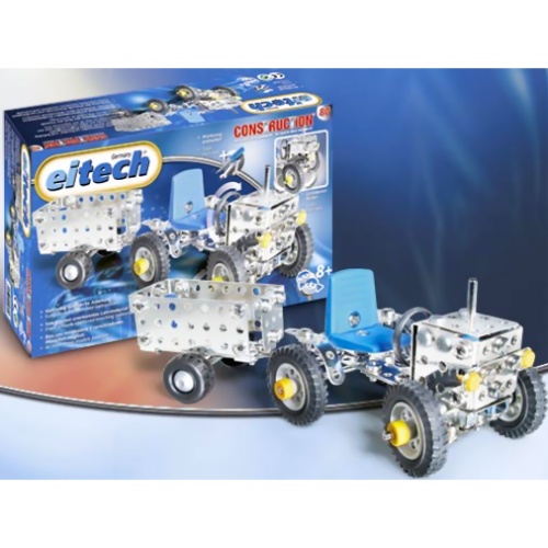 Eitech Metal Tractor and Box Trailer