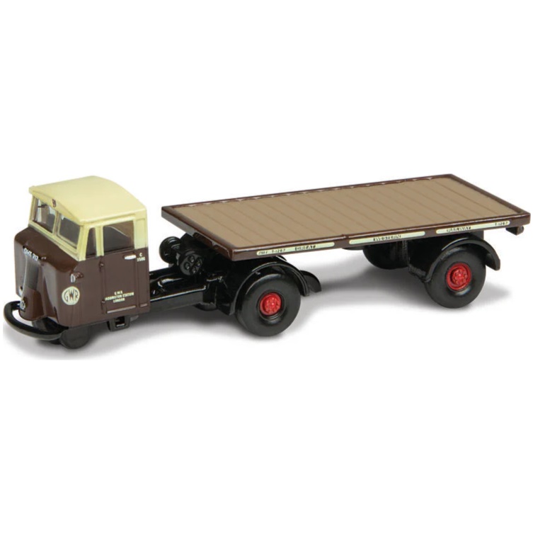 Scammell Mechanical Horse Flat Trailer - GWR