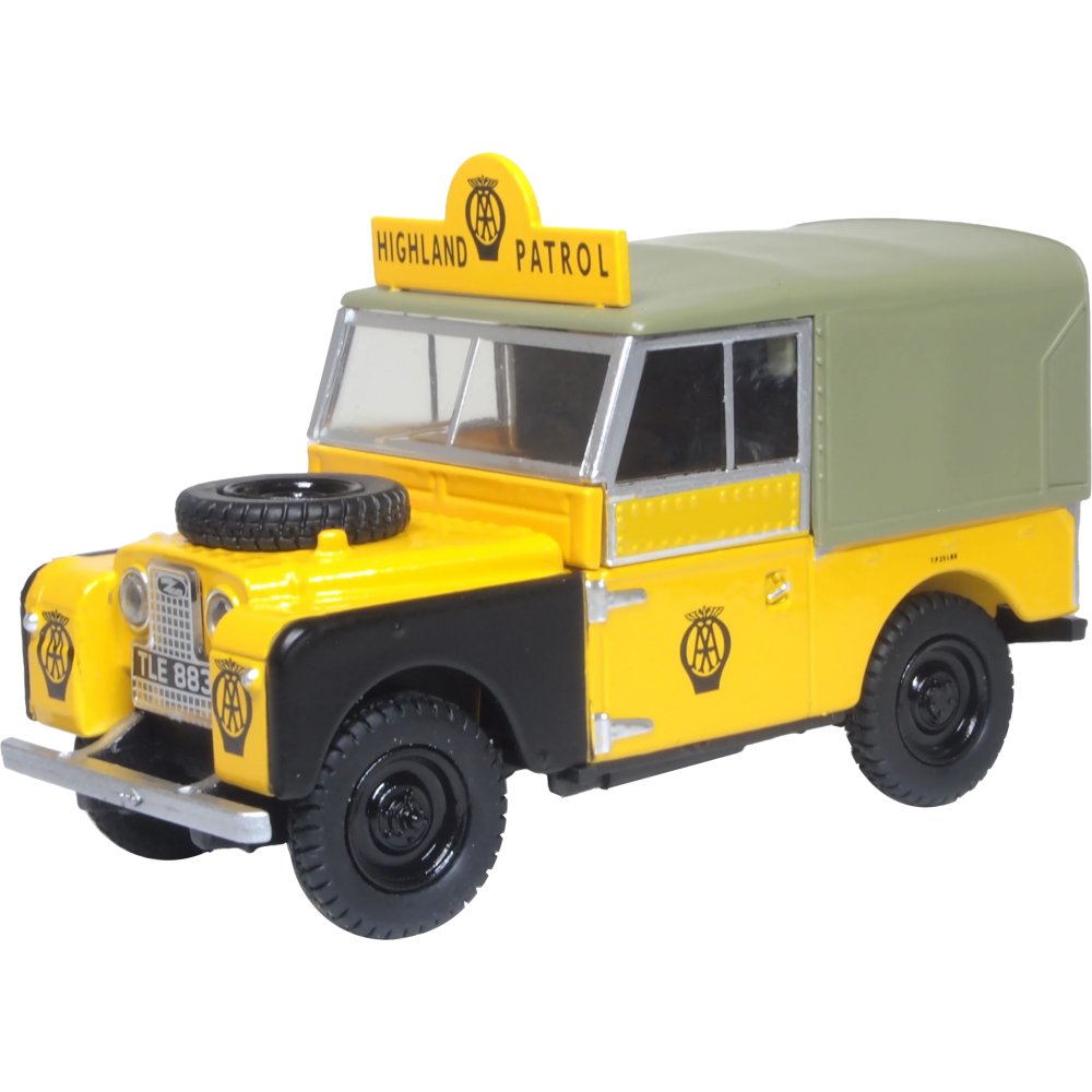 Land Rover Series I 88" Canvas - AA Highland Patrol