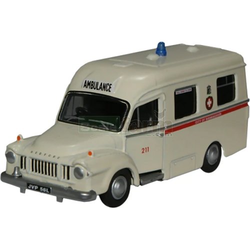 Bedford J1 Lomas Ambulance - Birmingham (Oxford 76BED002)