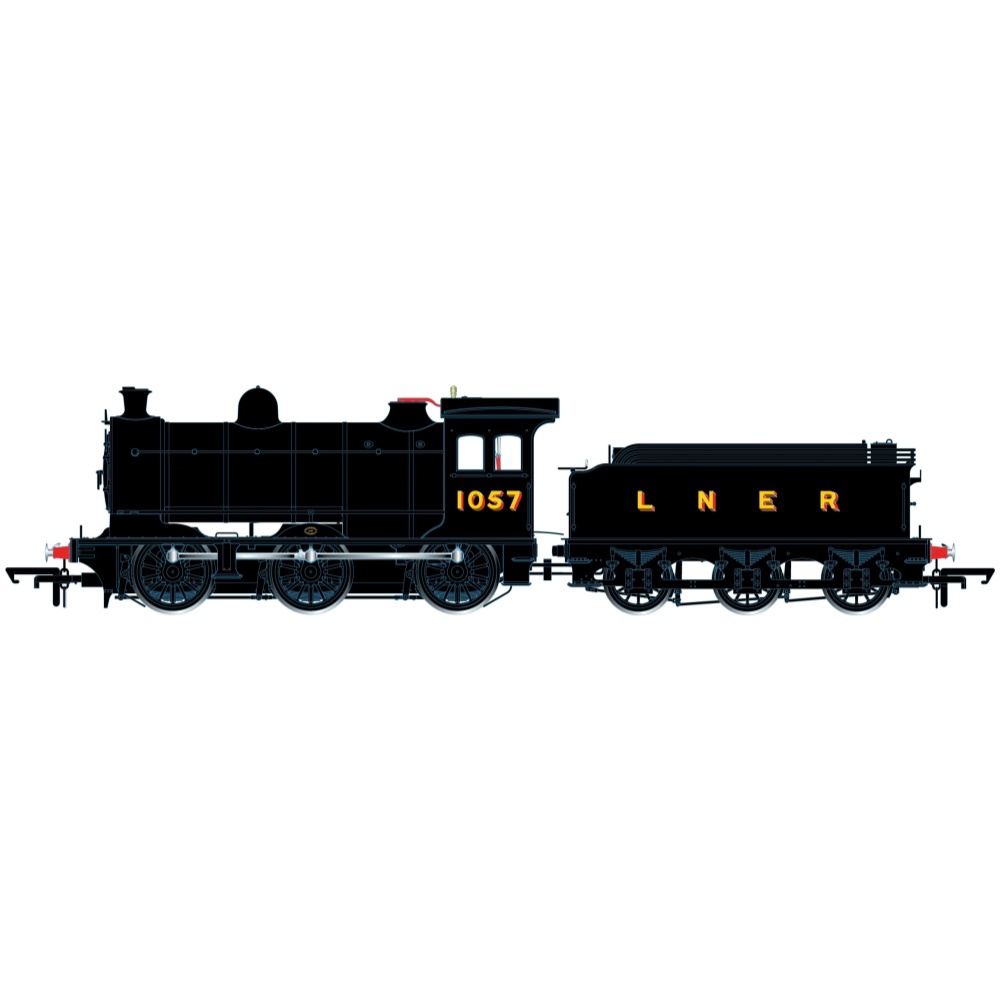 LNER 0-6-0 Class J26 Locomotive 1057 (Plain Black) - Image 2