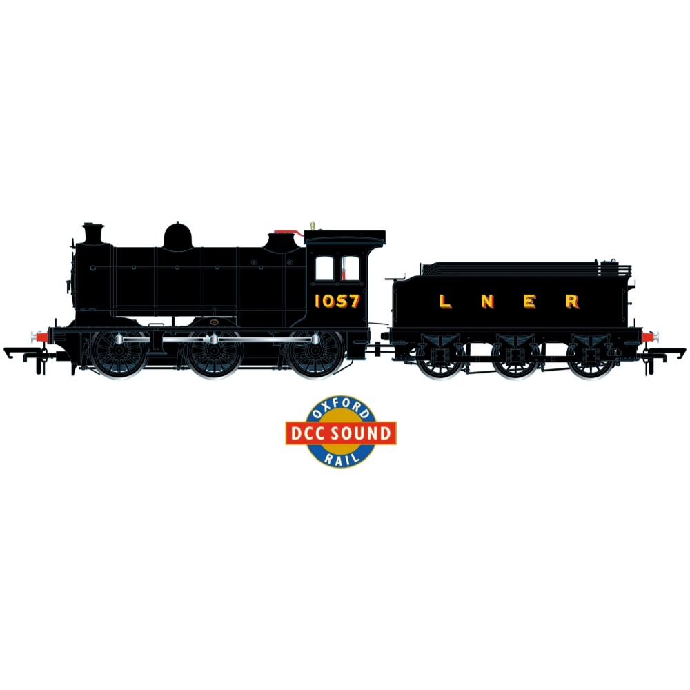 LNER 0-6-0 Class J26 Locomotive 1057 Sound Fitted (Plain Black) - Image 2