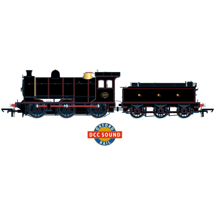 LNER 0-6-0 Class J26 Locomotive NER P2 Lined Black 1678 Sound Fitted - Image 2