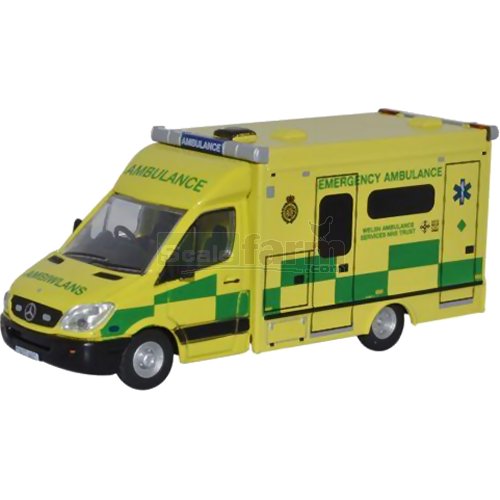 Mercedes Ambulance - Welsh Ambulance Service