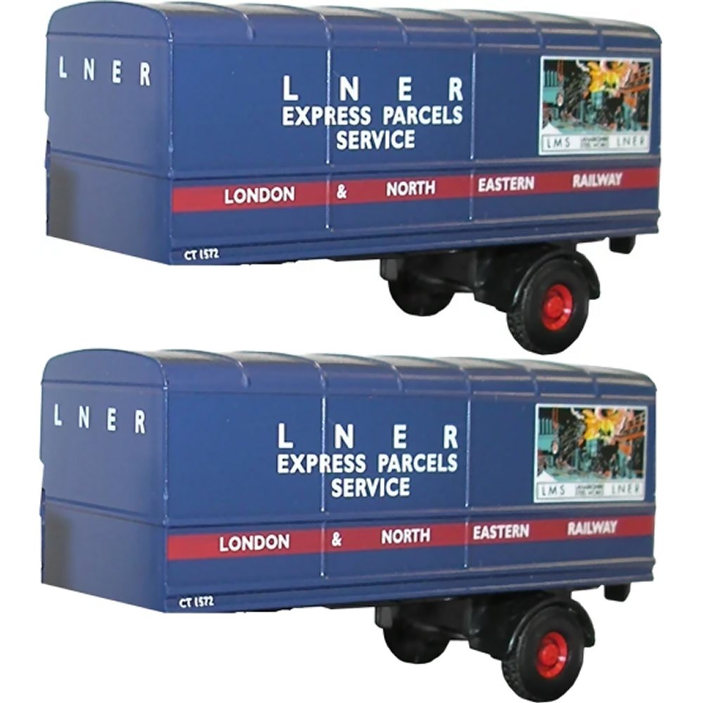 Box Trailer Set - LNER (2 Pc)