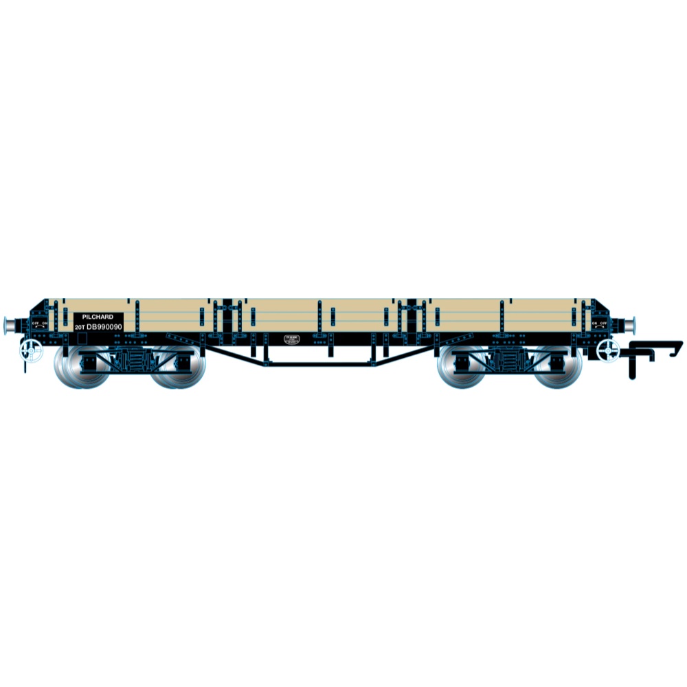 Pilchard Wagon DB990090 - BR Unpainted Wood