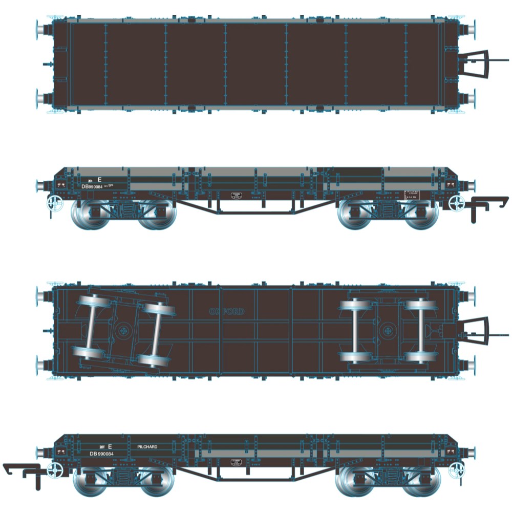 Pilchard Wagon DB990084 - BR Weathered - Image 2