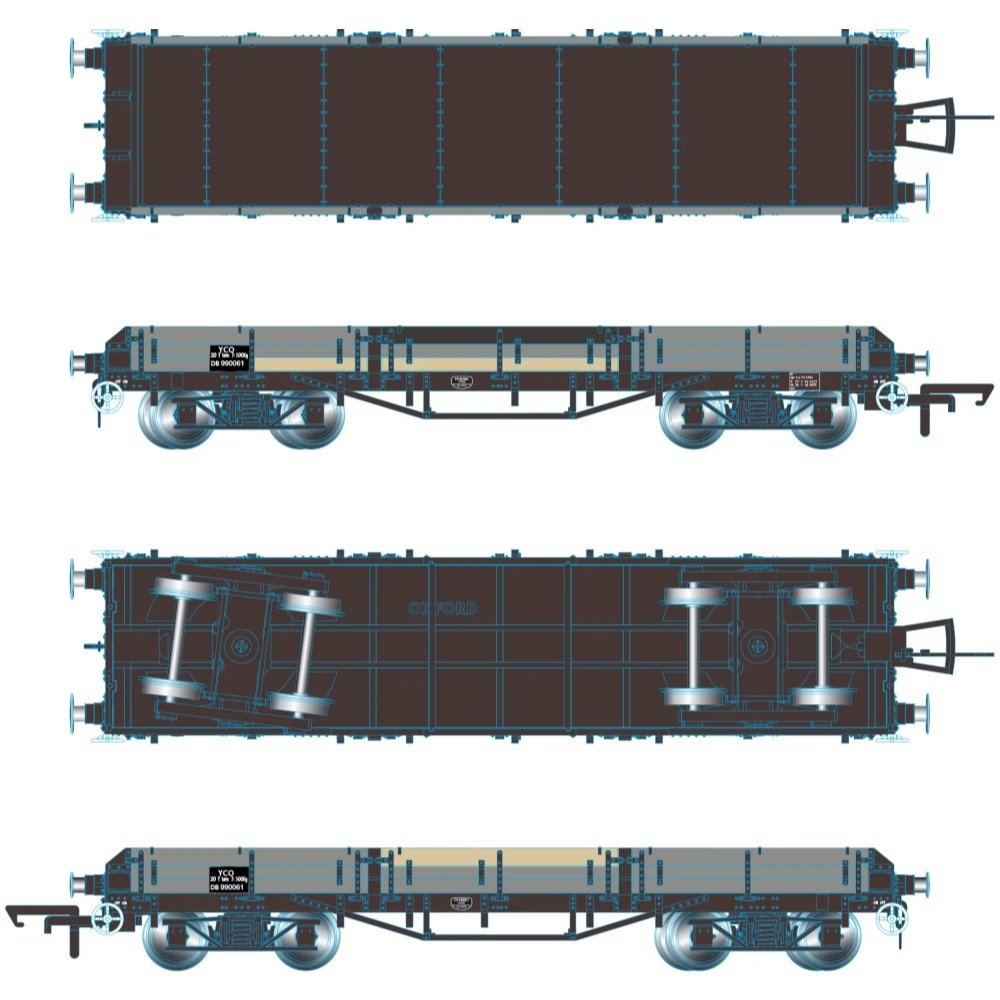 Pilchard Wagon DB990061 - BR TOPS Weathered - Image 2