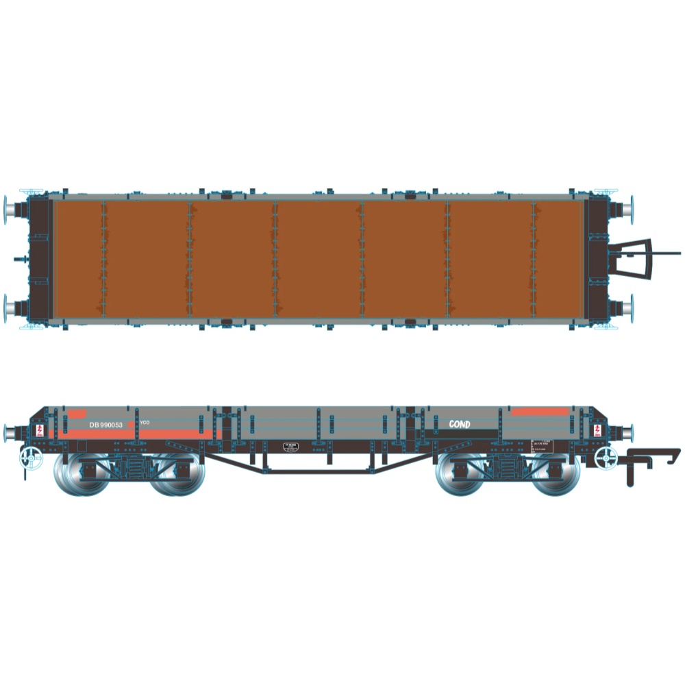 Pilchard Wagon DB990053 - BR TOPS Condemned
