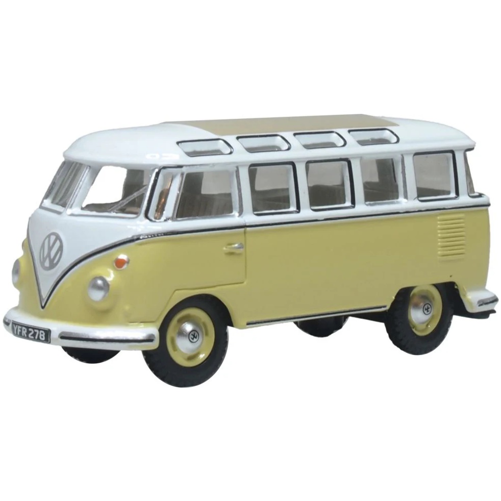 VW T1 Samba Bus - Yellow/White