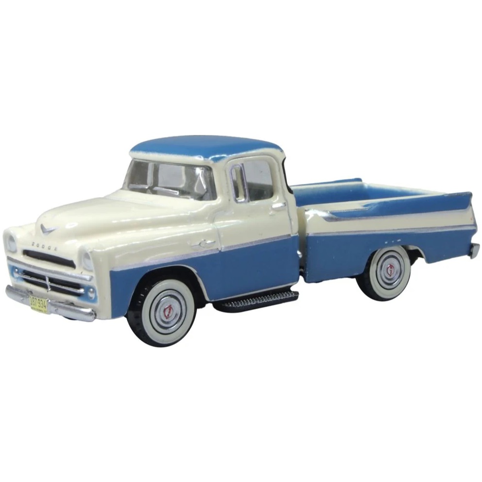 Dodge D100 Sweptside Pickup (1957) - Ice Blue/Glacier White