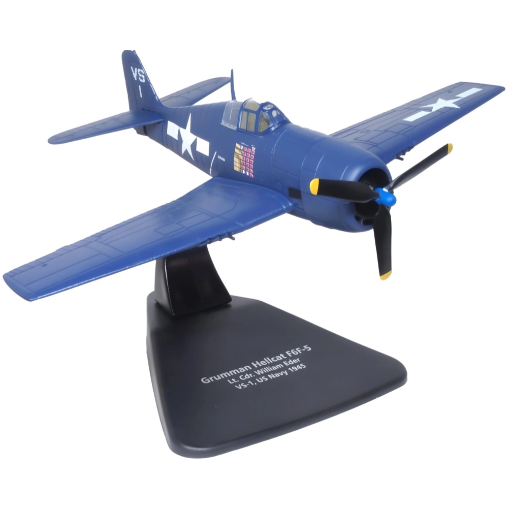 Grumman Hellcat F6F-5 Lt.Cdr.Willard E. Eder. US Navy 1945