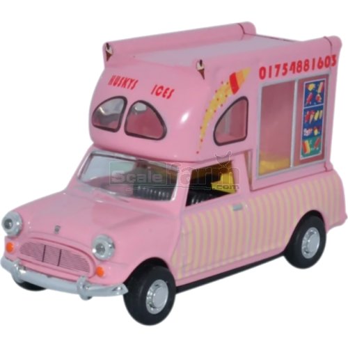 Classic Mini Batman Ice Cream Van - Huskys Ices (Oxford MP011)