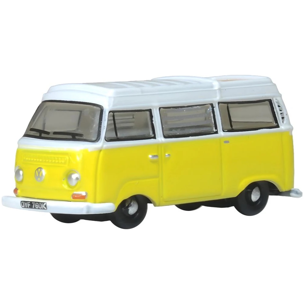 VW T2 Bay Window Camper - Saturn Yellow/White
