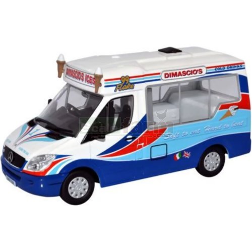 Mercedes Whitby Mondial Ice Cream Van - Dimachio's (Oxford WM002)