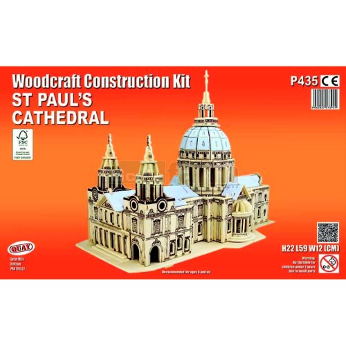St Paul's Cathedral Woodcraft Construction Kit