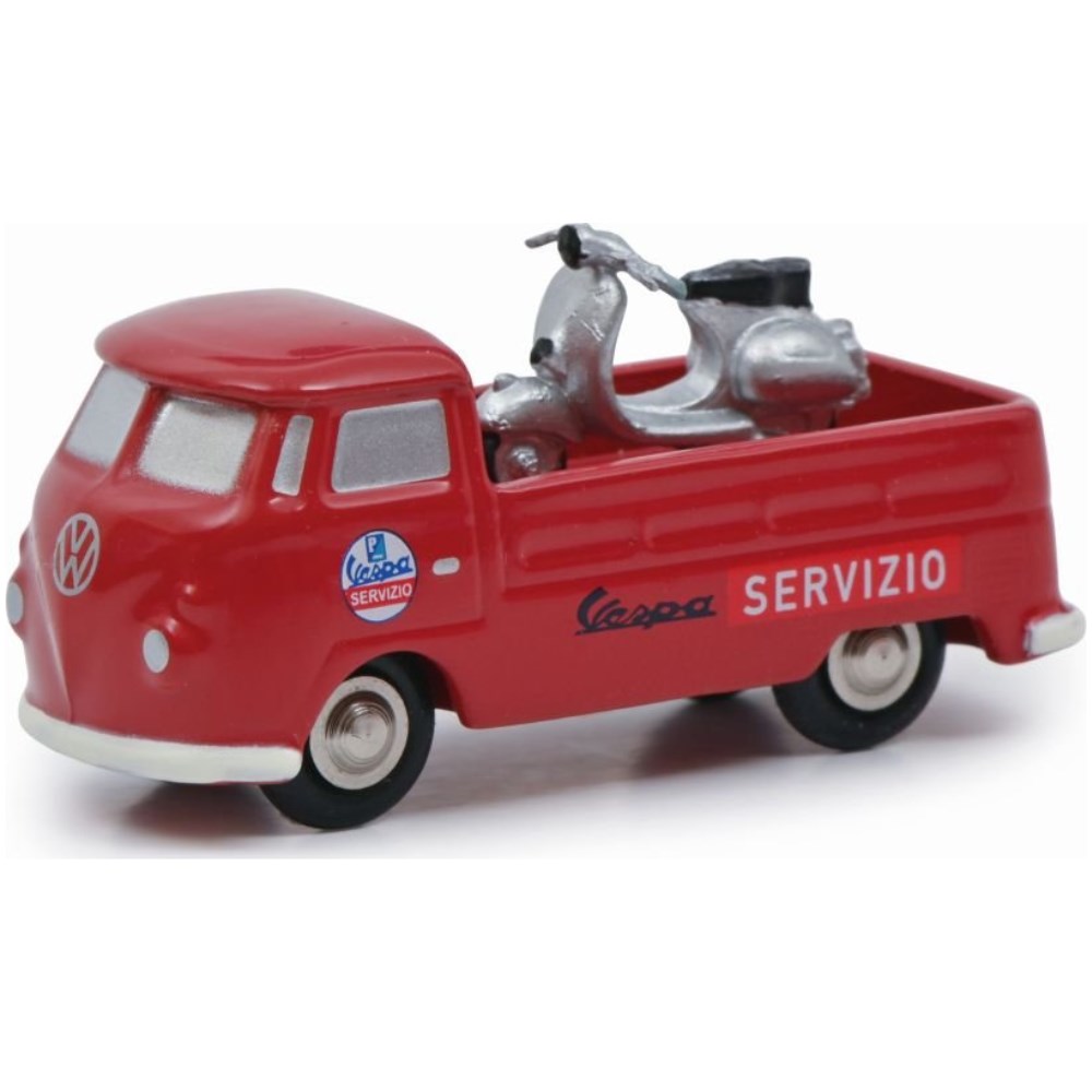 VW T1 Pickup 'Vespa Service' with Vespa