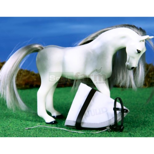 Single Horse Set - Silver Mist