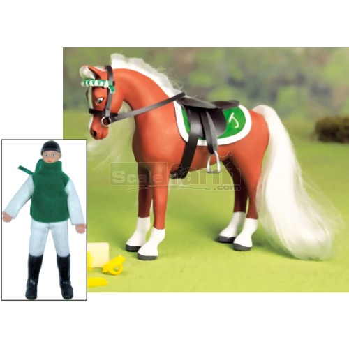 Horse and Rider Set - Darcie & Dandelion