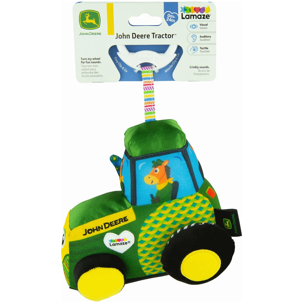 John Deere Tractor Clip & Go Baby Toy - Image 3