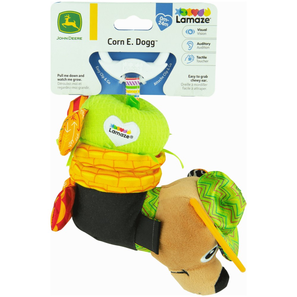John Deere Corn E Dogg Clip & Go Baby Toy - Image 3