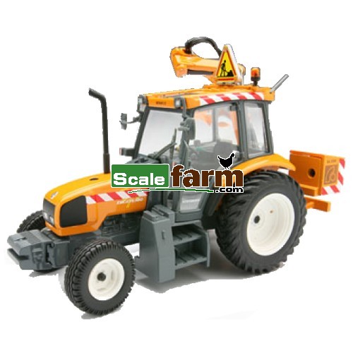 Renault Ergos 100 Tractor with Side Mower