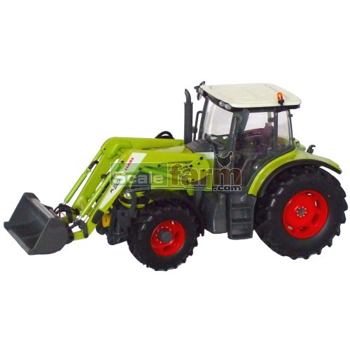 CLAAS Ares 577 ATZ with FL120 Front Loader