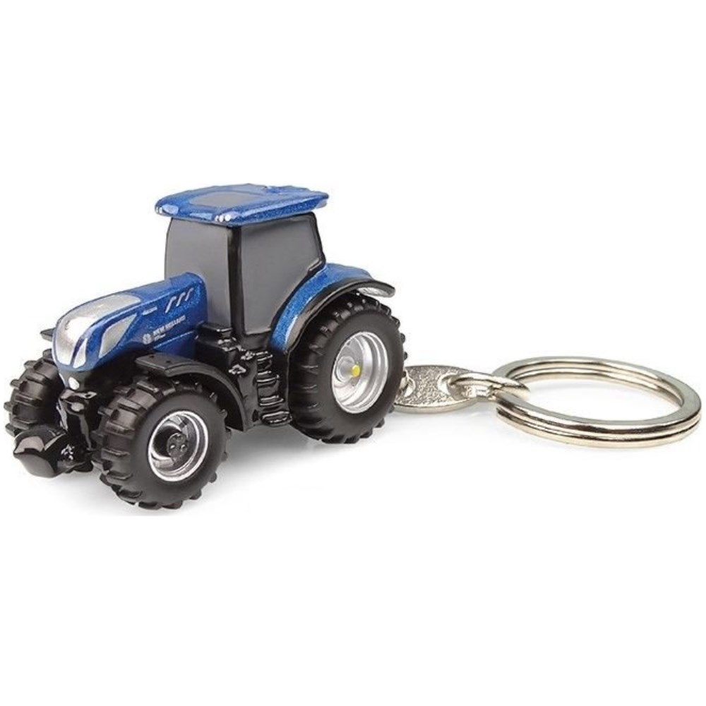 New Holland T7.300 Blue Power Tractor Keyring