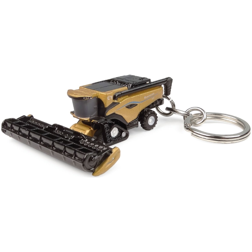 New Holland CR11 Combine Keyring - Gold Show Edition
