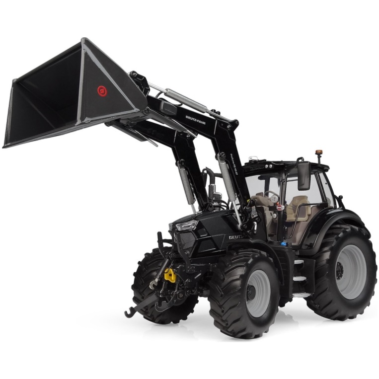 Deutz Fahr 6150.4 TTV Warrior Tractor with Front Loader - Gloss Black