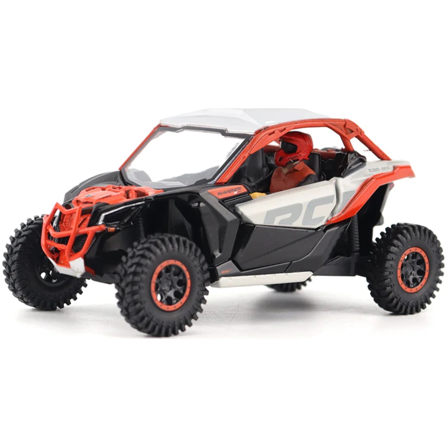 CAN-AM Maverick X3 X RC Turbo RR - Black/White/Orange - Image 3